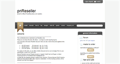Desktop Screenshot of pnreseller.com